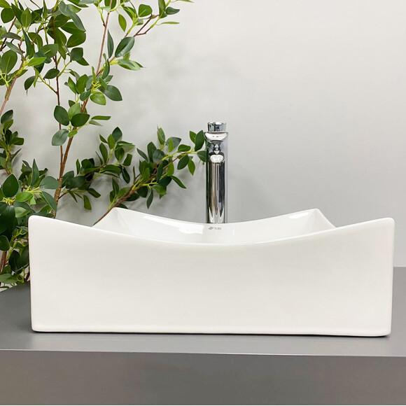 Умывальник VBI Viareggio S White VBI-016200 (40x40 см), Доступные размеры: 40 x 40, фото 2