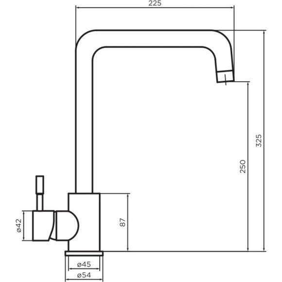Смеситель для кухни Damixa Origin Line 760710000 (нержавеющая сталь), фото 4