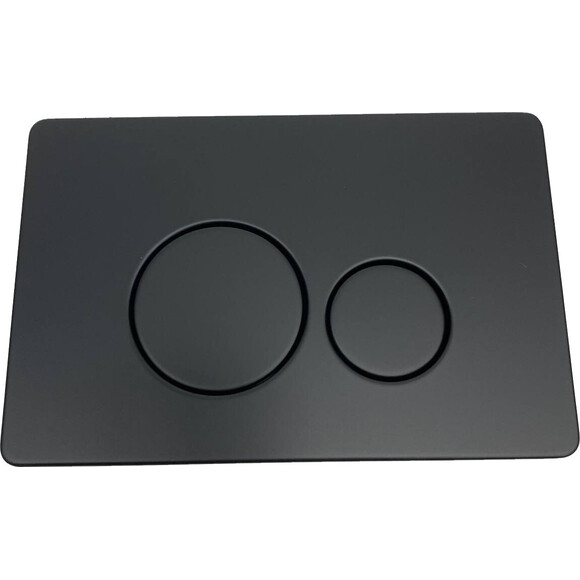 Клавіша змиву VBI ELBA YS Black VBI-030101 (чорна), Колір виробника: чорний, фото , изображение 3