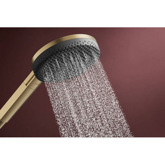 Лійка для душу Hansgrohe Raindance Alive Select S Brushed Bronze 24611140 (брашована бронза, трирежимна, зі шлангом та тримачем), Колір виробника: брашована бронза, фото , изображение 5