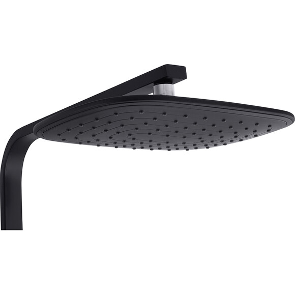 Комплект смесителей для ванной комнаты Kroner Edelstahl Kubus KRKSCH063SCH0103 (Kubus-SCH063+Kubus-SCH010-3, черный), фото 5