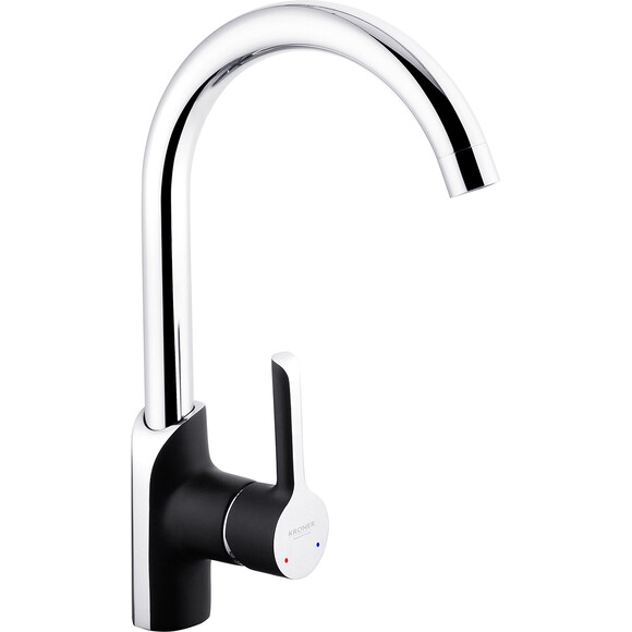 Комплект смесителей для ванной комнаты и кухни Kroner Essen & Essen & Essen KRESCH063SCH010SCH030 (Essen-SCH063+Essen-SCH030+Essen-SCH010, черный матовый/хром), фото 19