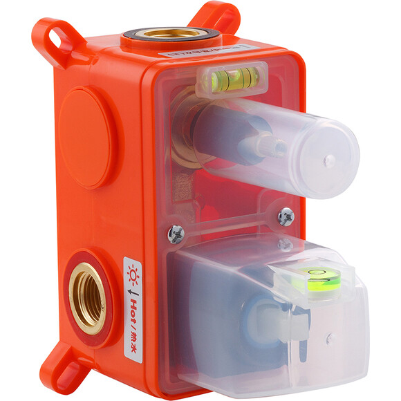 Комплект смесителей для ванной комнаты Kroner Edelstahl Kubus KRKSCH082SCH0103 (Kubus-SCH082+Kubus-SCH010-3, черный), фото 7