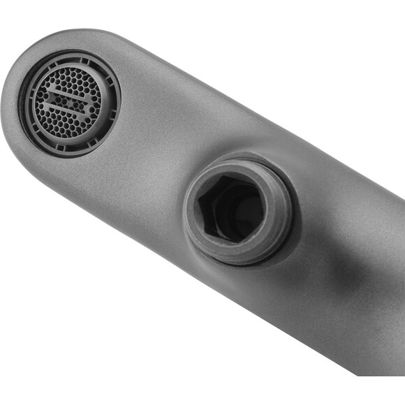 Комплект смесителей для ванной комнаты Kroner Linz KRLGRN060GRN010 (Linz-GRN060+Linz-GRN010, графит), фото 5