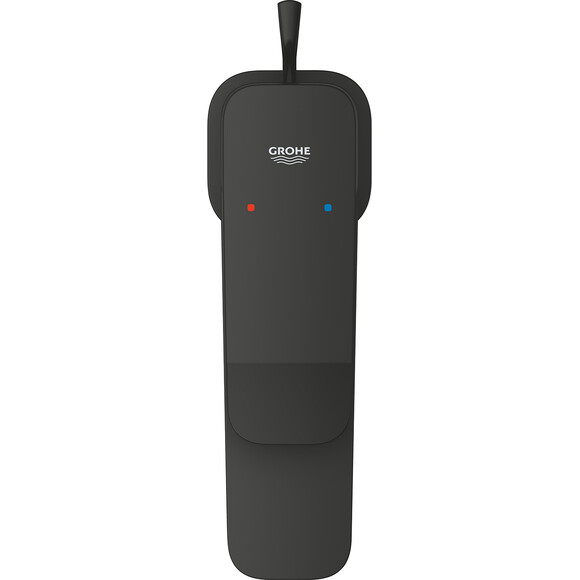 Смеситель для умывальника Grohe QuickFix Dice S-Size Black Matt 1018562430 (черный матовый, с донным клапаном), Цвет производителя: черный матовый, фото 10
