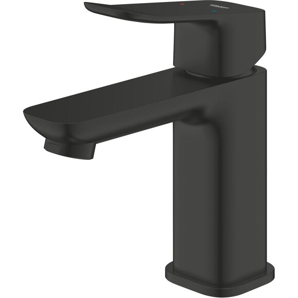 Смеситель для умывальника Grohe QuickFix Dice S-Size Black Matt 1018572430 (черный матовый, с донным клапаном), Цвет производителя: черный матовый, фото 5