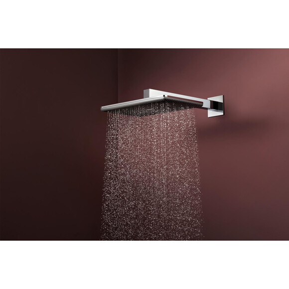 Верхній душ Hansgrohe Raindance Alive Q 2jet Chrome 24550000 (хром, 2 режими струменя, з кронштейном), Колір виробника: хром, фото , изображение 2