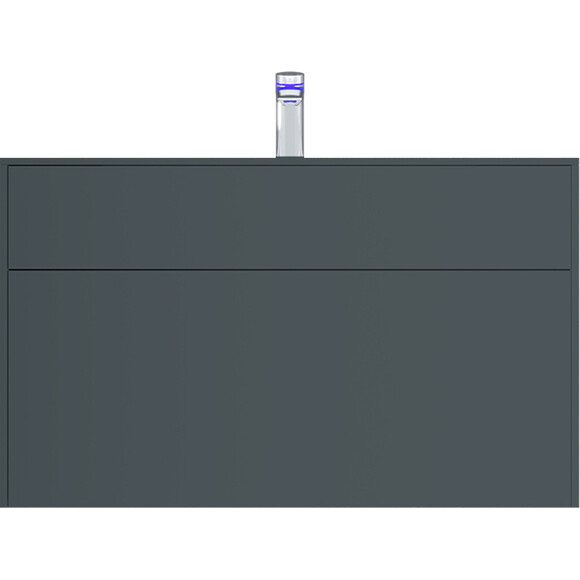 Тумба з раковиною Am.Pm Inspire V2.0 M50AFHX1003GM+M50AWPC1001WG (100 см, графіт, підвісна), Доступні розміри: 100, Колір виробника: графіт, фото , изображение 9