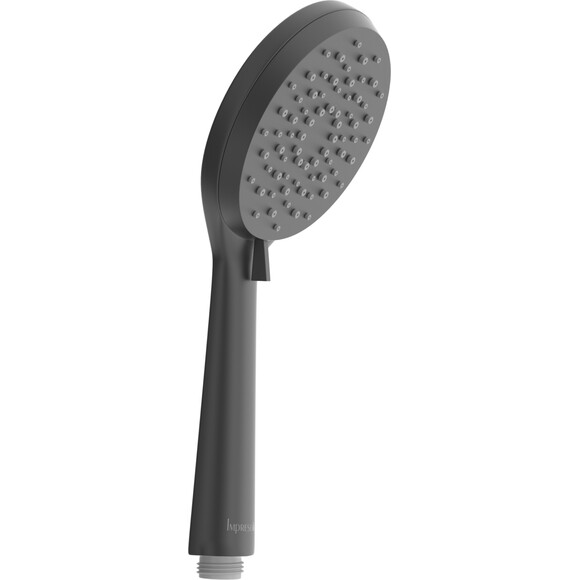 Душева система Imprese Kucera Black Matt f04003410AA (чорна матова, прихованого монтажу без змішувача), фото , изображение 3