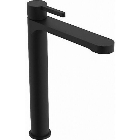 Змішувач для умивальника Devit Laguna Black Matt 84X11110B (чорний матовий, високий), Колір виробника: чорний матовий, фото 