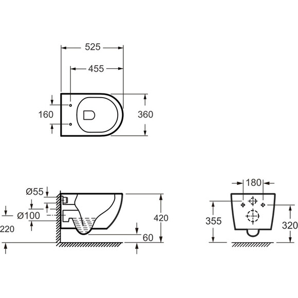 Біде підвісне Devit Do It 2010510, фото , изображение 5