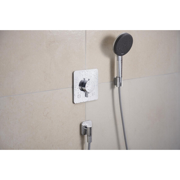 Внешняя часть смесителя скрытого монтажа с термостатом для ванны Hansgrohe Ecostat Comfort Q Chrome 33713000 (хром), Цвет производителя: хром, фото 3