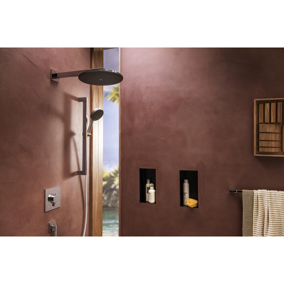 Внешняя часть смесителя скрытого монтажа с термостатом для ванны Hansgrohe Ecostat Comfort E Chrome 33711000 (хром), Цвет производителя: хром, фото 8