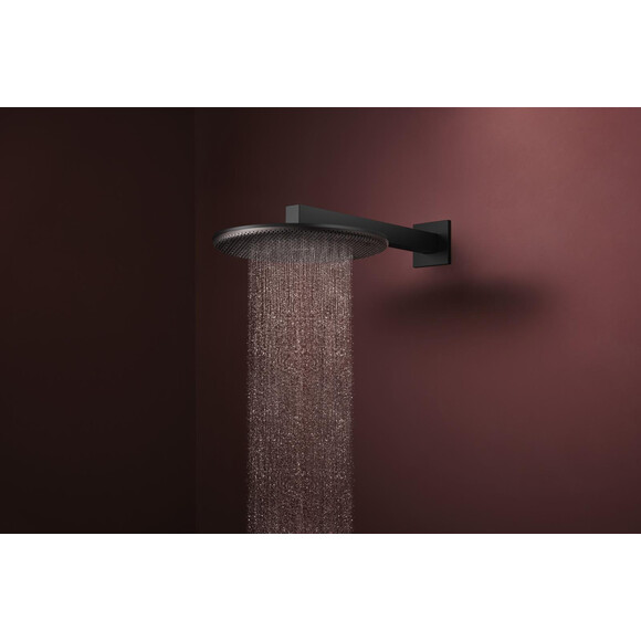 Верхний душ Hansgrohe Raindance Alive S 1jet Matt Black 24520670 (черный матовый), Цвет производителя: черный матовый, фото 3