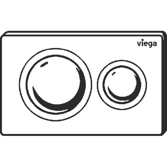 Кнопка змиву Viega Prevista 773786 (сатин), фото , изображение 4