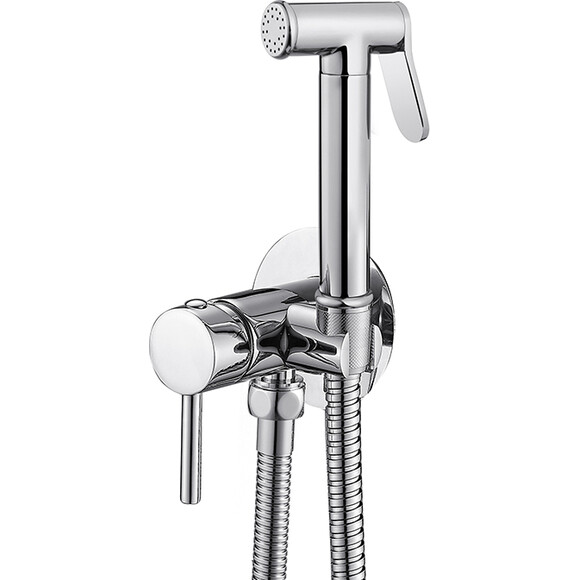 Гигиенический душ со смесителем VBI Milano Chrome VBI-050105CH (хром, скрытого монтажа), Цвет производителя: хром, фото 