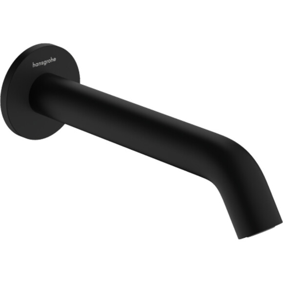 Вилив для ванни Hansgrohe Tecturis S Matt Black 73411670 (чорний матовий, 21 см, прихованого монтажу), Колір виробника: чорний матовий, фото 