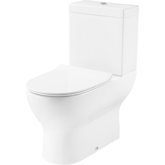 Безобідковий унітаз-компакт Devit Fresh 3110121 (з сидінням), фото 