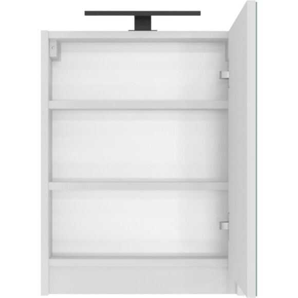 Дзеркальна шафа Devit Small 065050W (50x65 см, біла глянсова, розпашна, з підсвічуванням), фото , изображение 5