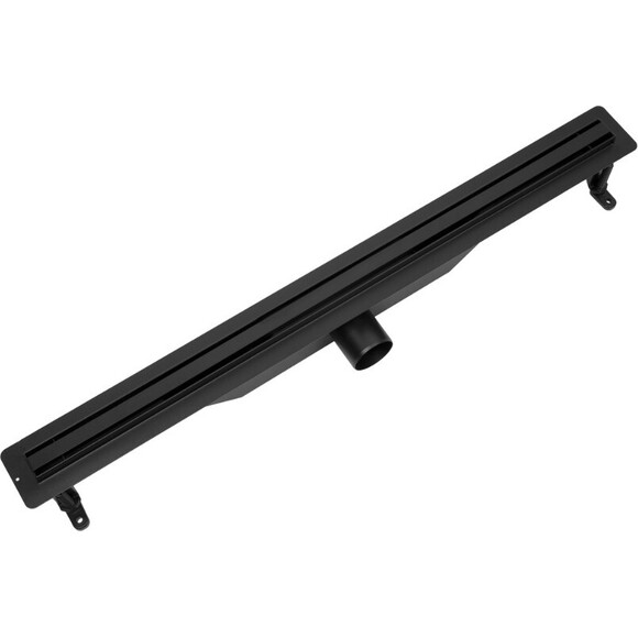 Душовий трап Devit Universal Slim UN7033B (70 см, чорний), Колір виробника: чорний, Доступні розміри: 70, фото 