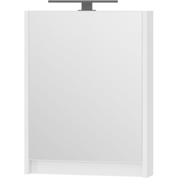 Дзеркальна шафа Devit Small 065050W (50x65 см, біла глянсова, розпашна, з підсвічуванням), фото 