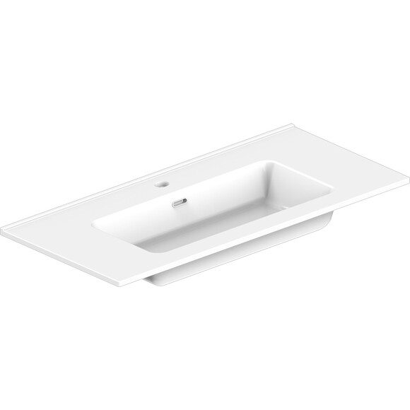 Тумба з раковиною Devit Style White Matt 442100W (100 см, біла матова, підвісна), Доступні розміри: 100, Колір виробника: білий матовий, фото , изображение 4
