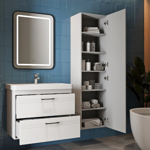 Пенал у ванну Devit Urbanis White Matt 454170W (40 см, білий матовий, підвісний), Доступні розміри: 40, Колір виробника: білий матовий, фото , изображение 4