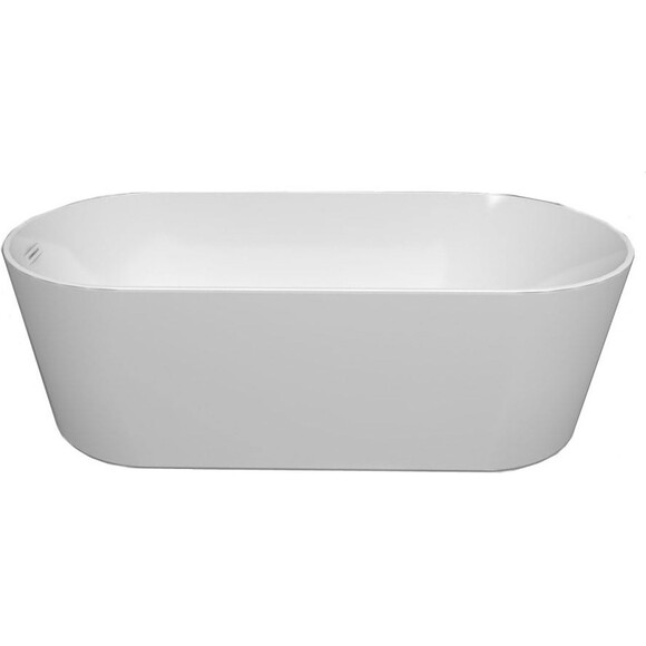 Акриловая ванна Devit Ovale 17080136 (170x80 см, отдельностоящая, с ножками и сифоном), фото 