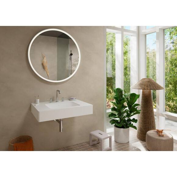 Змішувач для умивальника Hansgrohe Tecturis S Chrome 73330000 (хром, на три отвори, з донним клапаном), Колір виробника: хром, фото , изображение 2