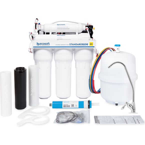 Фільтр зворотного осмосу Ecosoft Standard Pro MO550MPECOSTD (з помпою та мінералізатором), фото , изображение 17