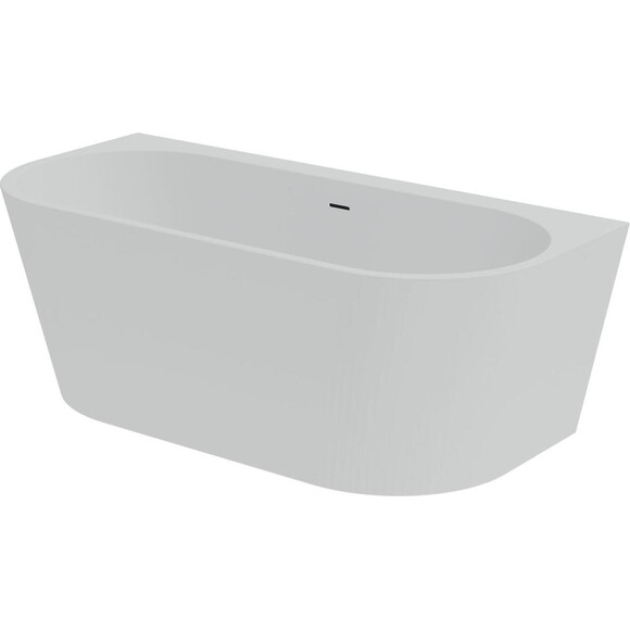 Акрилова ванна Koller Pool Euforia White 0268250101 (160x75 см, біла, пристінна, з ніжками та сифоном), фото 