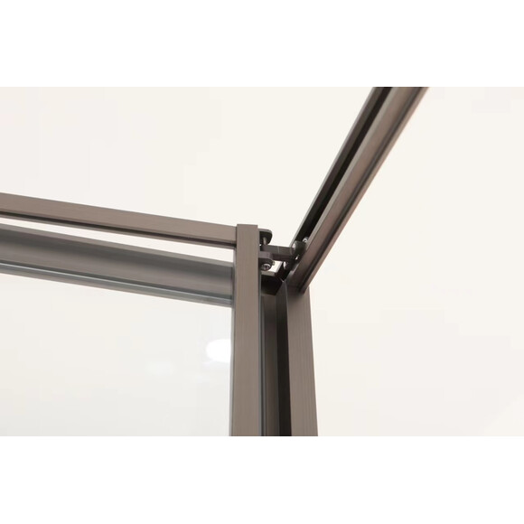 Душевая кабина Volle Cruze Pardo Pistola Gris 1047.124705 (90x90 см, стекло прозрачное, профиль серый матовый), Доступные размеры: 90 x 90, Цвет производителя: серый матовый, фото 3