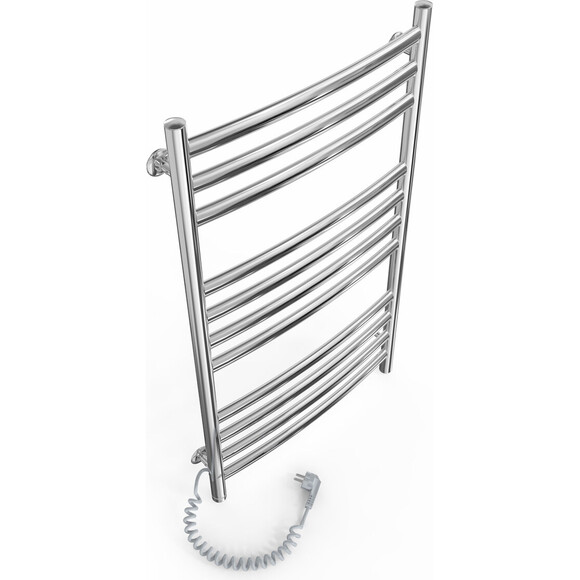 Электрический полотенцесушитель Laris Классик Премиум П11 S3 73207804 (500x900, хром/белый/черный/золото/бронза, левый, сенсорный, с таймером), Доступные размеры: 500 x 900, Подключение полотенцесушителя: левое, фото 3