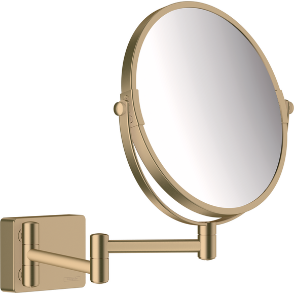 Косметическое зеркало Hansgrohe AddStoris Brushed Bronze 41791140 (брашированная бронза, подвесное), Цвет производителя: брашированная бронза, фото 