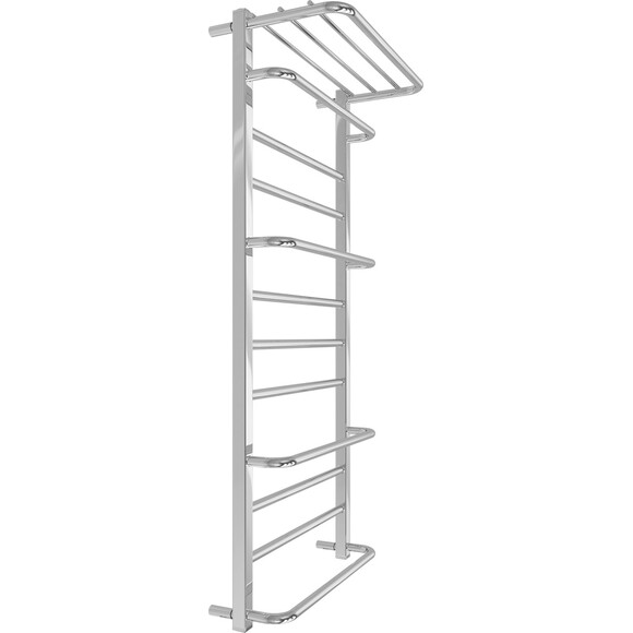 Водяной полотенцесушитель Mario Inox Люксор 1.7.044588.P (630x1170, белый глянец/белый матовый/бронза/графит/золото/черный матовый/хром, с полкой), Доступные размеры: 630 x 1170, фото 3