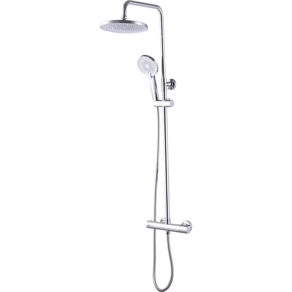 Душова система з термостатом Perla Dali PSA2066 (хром), Колір виробника: хром, фото 