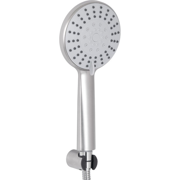 Змішувач для ванни Lidz Aria 006-1 (LDARI006NKS34940, нікель, з лійкою та шлангом), фото , изображение 4