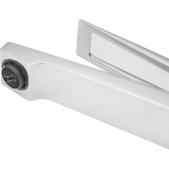 Смеситель для умывальника Kroner KRP Ersel C0110BV (хром, с донным клапаном), Цвет производителя: хром, фото 7