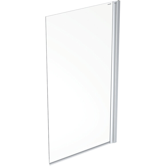 Стеклянная шторка для ванны Geberit Geo 560.118.00.2 (80x150 см, стекло прозрачное, профиль хром), фото 