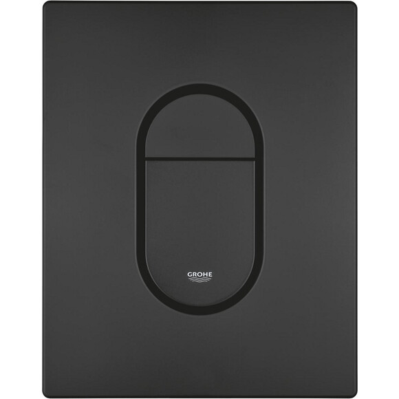 Клавиша смыва Grohe Arena Cosmopolitan 38844KF0 (фантомный черный матовый), Цвет производителя: фантомный черный матовый, фото 
