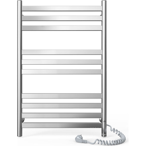 Электрический полотенцесушитель Laris Кватро П10 S3 73207885 (500x800, хром/белый/черный/золото/бронза, правый, сенсорный, с таймером), Доступные размеры: 500 x 800, Подключение полотенцесушителя: правое, фото 2