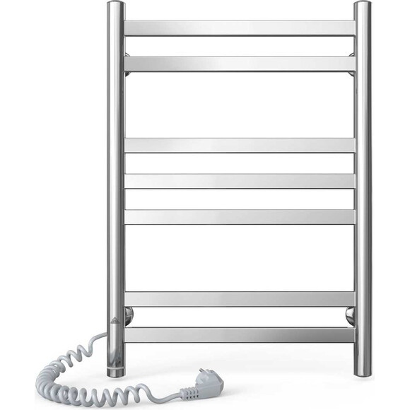 Электрический полотенцесушитель Laris Кватро П7 S3 73207887 (400x600, хром/белый/черный/золото/бронза, левый, сенсорный, с таймером), Доступные размеры: 400 x 600, Подключение полотенцесушителя: левое, фото 3