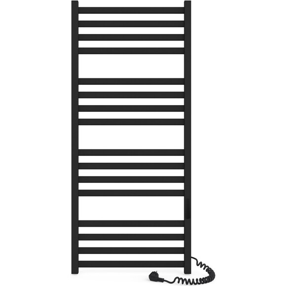 Электрический полотенцесушитель Laris Майнц ЧФ(Ч) 16 Wi-Fi 73207884 (500x1200, черный матовый, правый, сенсорный, с таймером), Доступные размеры: 500 x 1200, Цвет производителя: черный матовый, Подключение полотенцесушителя: правое, фото 3
