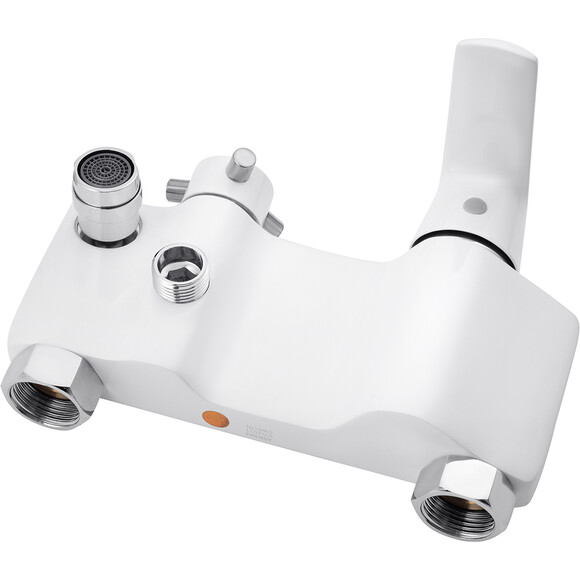 Комплект смесителей для ванной комнаты Kroner Armada+Bidet KRAW063W010C082 (W063+W010+C082, хром/белый), фото 6