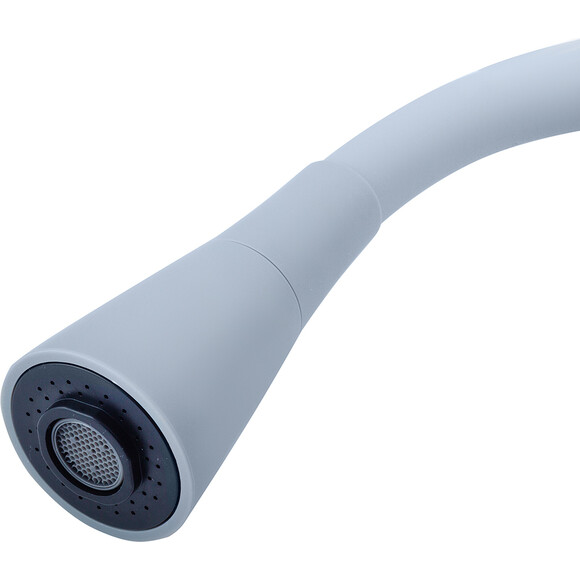 Кухонная мойка со смесителем Kroner KRG6050HMC031GRASP016 (60x50 см, 3.0/1.0 мм, с коландером, дозатором и сифоном), фото 19