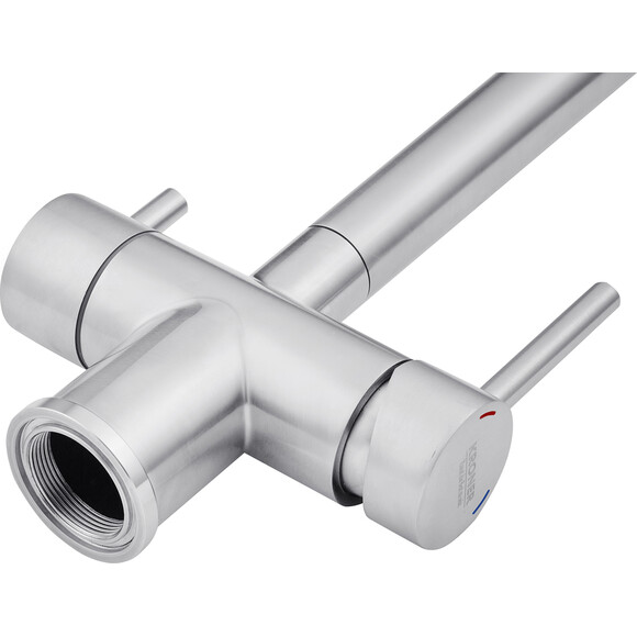 Кухонная мойка со смесителем Kroner KRG6050HMESG03815BLKSP016 (60x50 см, 3.0/1.0 мм, с коландером, дозатором и сифоном), фото 16