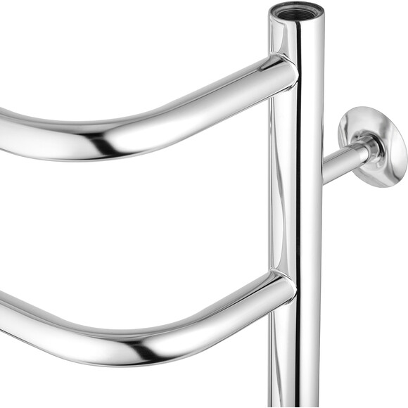 Водяной полотенцесушитель Kroner KRP Stil ST-LWT90x50-8 (500x900), Доступные размеры: 500 x 900, Подключение полотенцесушителя: нижнее, фото 3