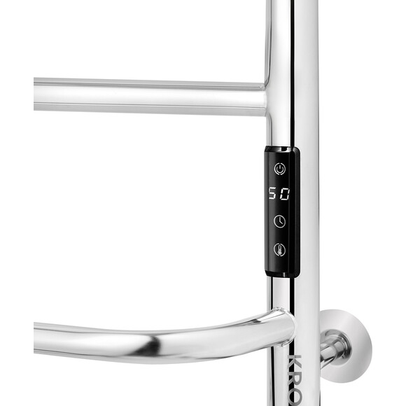 Електрична рушникосушарка Kroner KRP Stil STL-ER60x50-5 (500x600, права, сенсорна), Доступні розміри: 500 x 600, Підключення рушникосушарки: праве, фото , изображение 4