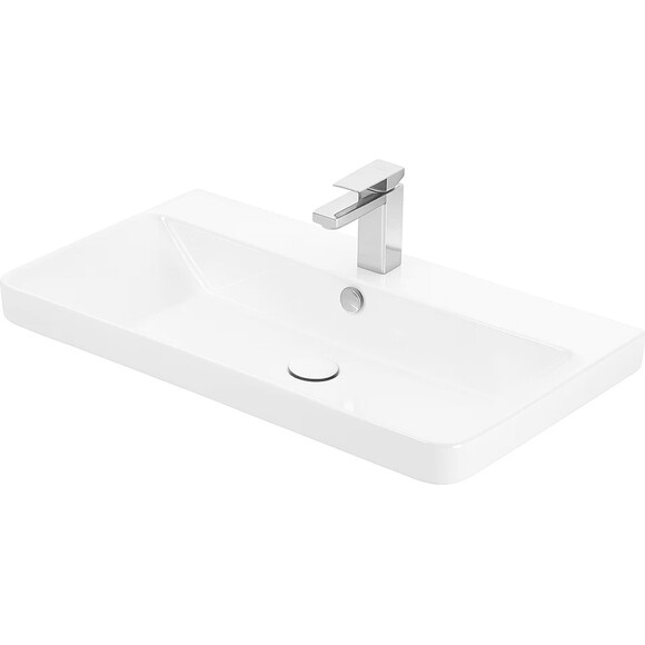 Тумба с раковиной Devit Urbanis White Matt 454080W (80 см, белая матовая, подвесная), Доступные размеры: 80, Цвет производителя: белый матовый, фото 9