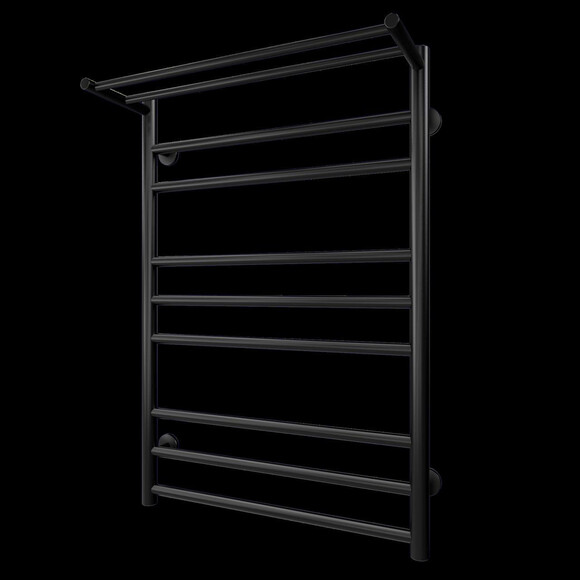 Електрична рушникосушарка Devit Allround AL500800EBS (500x800, чорна матова, сенсорна), Доступні розміри: 500 x 800, Колір виробника: чорний матовий, Підключення рушникосушарки: універсальне, фото , изображение 2